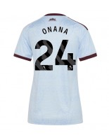 Aston Villa Amadou Onana #24 Alternativní Dres pro Dámské 2026-27 Krátký Rukáv